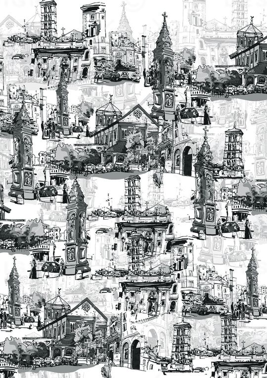 复古印花华亿平台图片