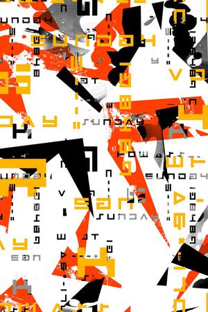 几何印花华亿平台图片