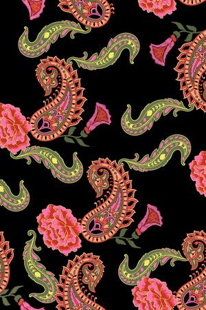 佩斯利印花华亿平台图片