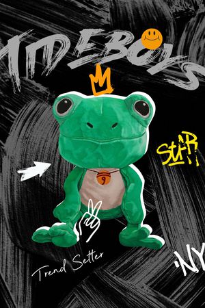 青蛙印花华亿平台图片