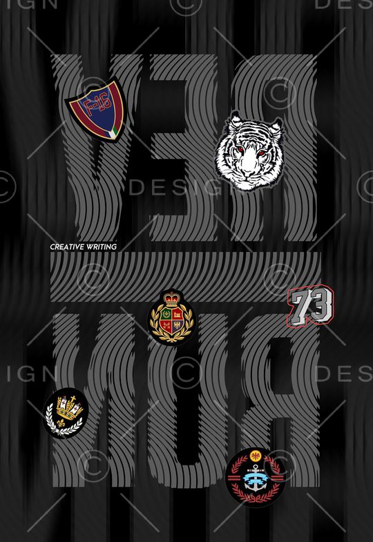 肌理文字印花华亿平台图片