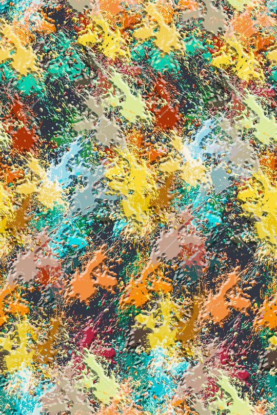 抽象男装印花华亿平台图片