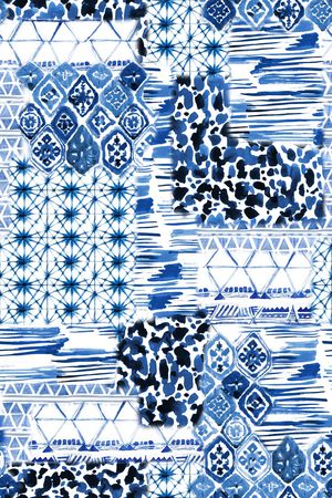 几何印花华亿平台图片