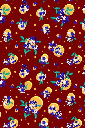 彩底花卉印花华亿平台图片