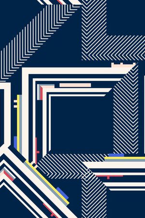 几何印花华亿平台图片