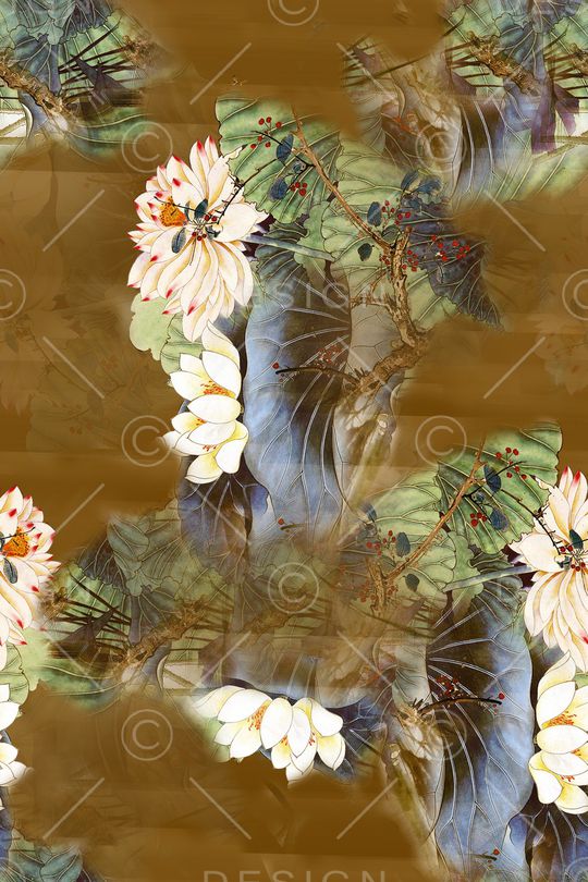 旗袍印花华亿平台图片