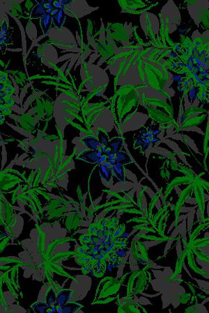 彩底花卉印花华亿平台图片