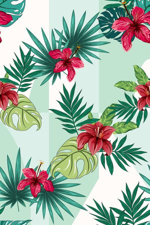 绿植树叶印花华亿平台图片