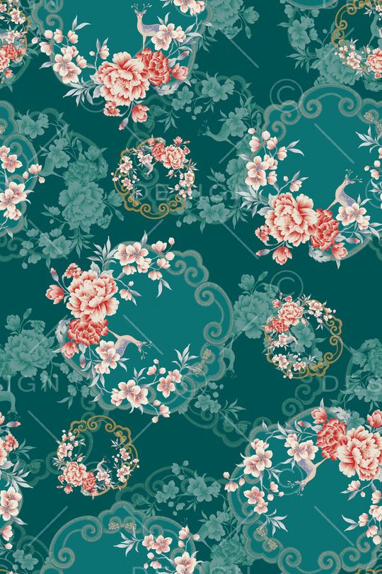 绿植树叶印花华亿平台图片