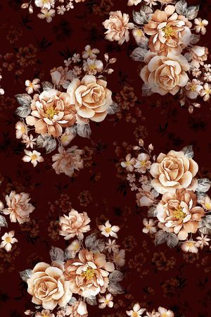 绿植树叶印花华亿平台图片