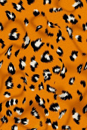 豹纹印花华亿平台图片