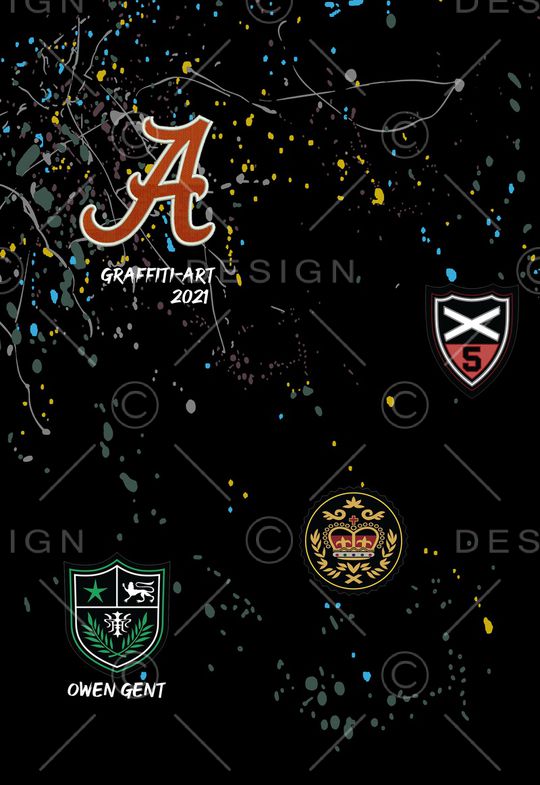 字母印花华亿平台图片