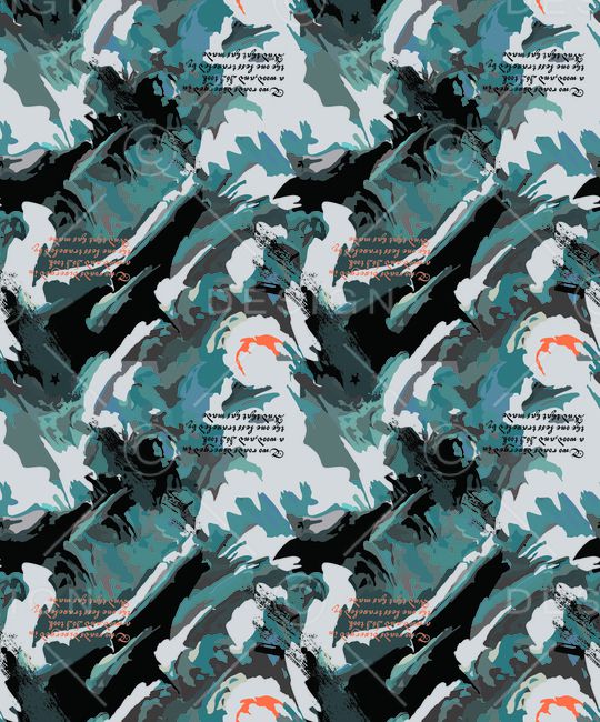 几何印花华亿平台图片