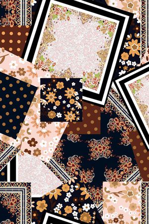 几何印花华亿平台图片