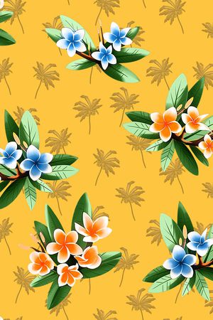 绿植树叶印花华亿平台图片