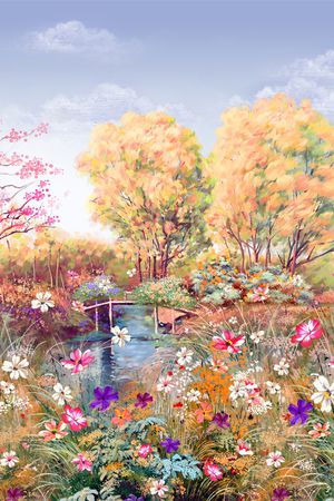 树林印花华亿平台图片