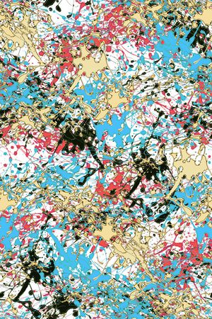 抽象男装印花华亿平台图片