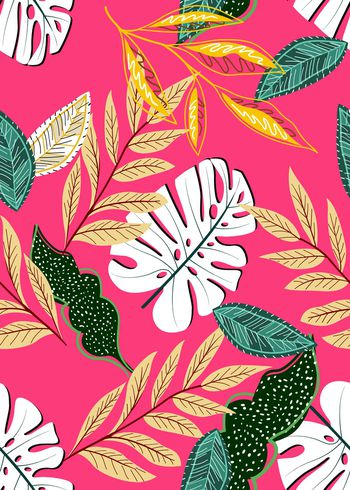 绿植树叶印花华亿平台图片