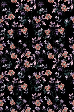 连衣裙印花华亿平台图片