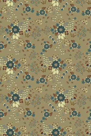 连衣裙印花华亿平台图片