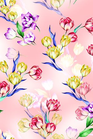 连衣裙印花华亿平台图片