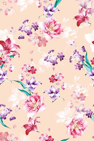 连衣裙印花华亿平台图片