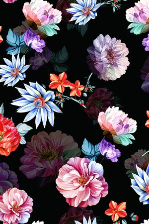 连衣裙印花华亿平台图片