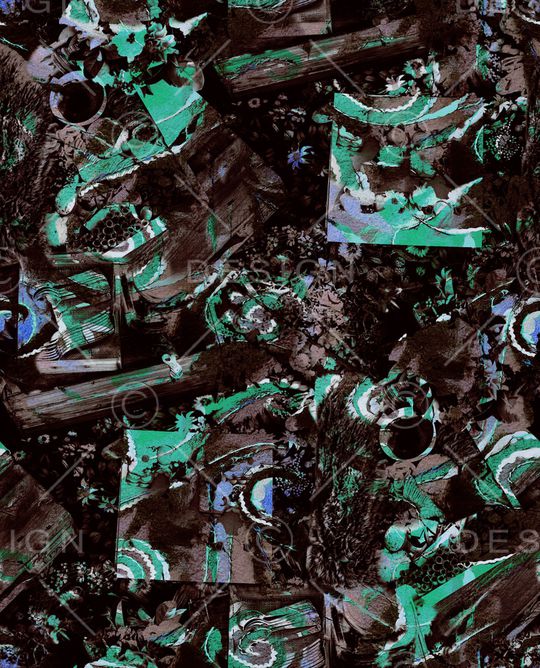 复古印花华亿平台图片