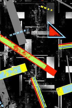 几何印花华亿平台图片