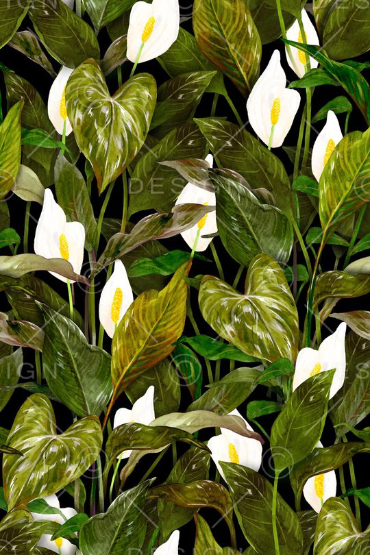 绿植树叶印花华亿平台图片