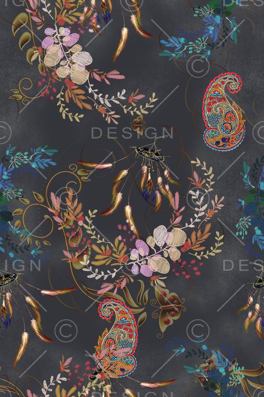 大牌风印花华亿平台图片