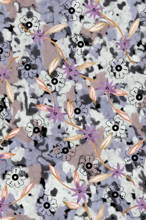 绿植树叶印花华亿平台图片