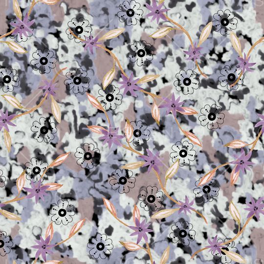 绿植树叶印花华亿平台图片