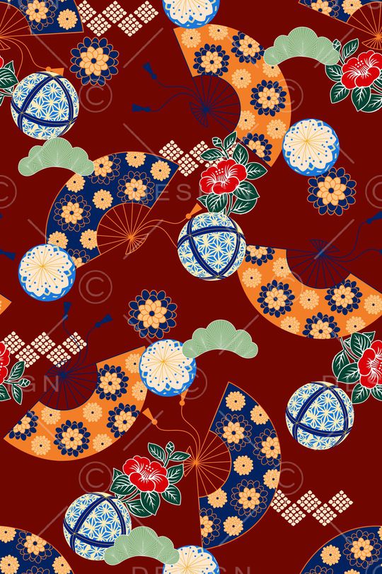 复古印花华亿平台图片