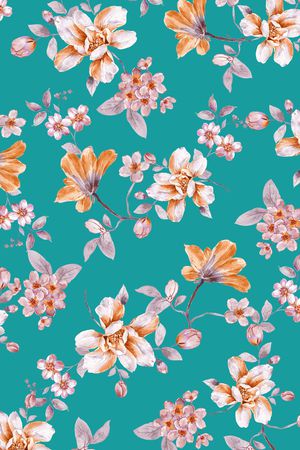 树枝印花华亿平台图片