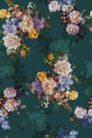 绿植树叶印花华亿平台图片