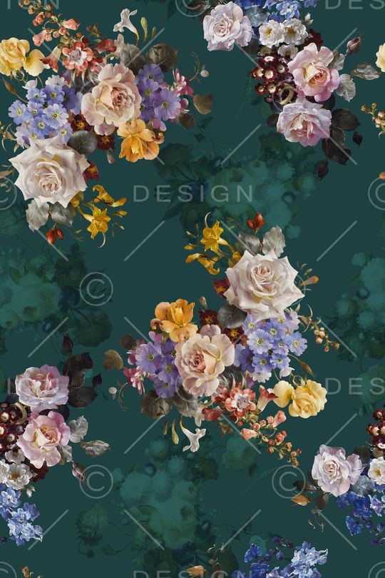 绿植树叶印花华亿平台图片