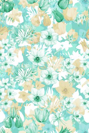 绿植树叶印花华亿平台图片