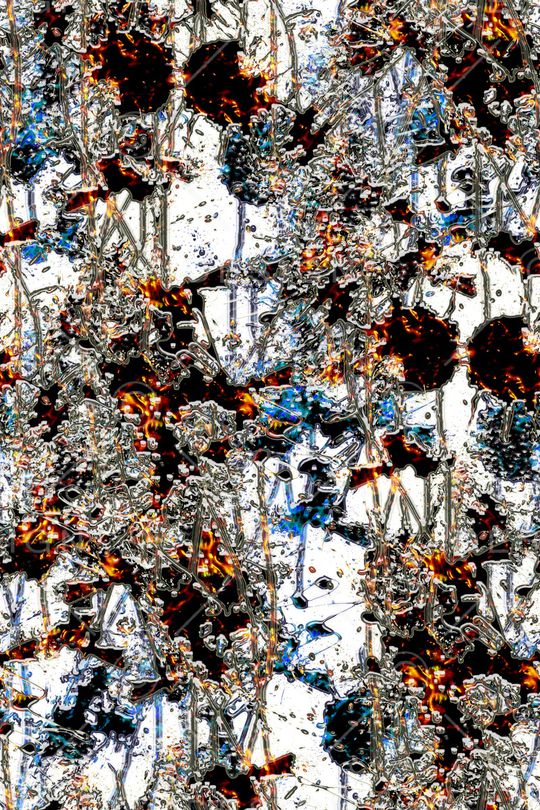 抽象男装印花华亿平台图片