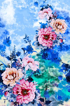 定位花印花华亿平台图片