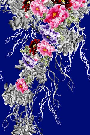 定位花印花华亿平台图片