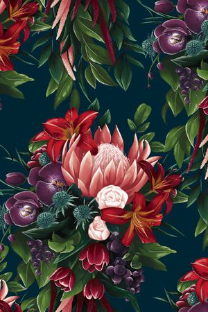 兰花印花华亿平台图片