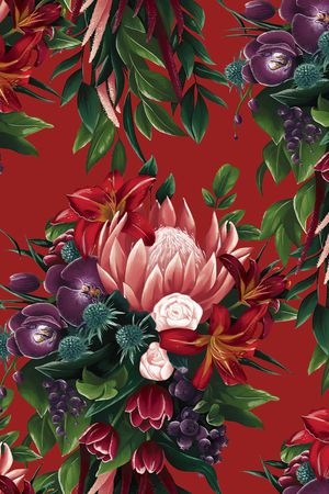 兰花印花华亿平台图片