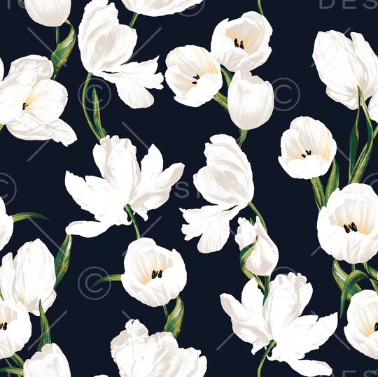 郁金香印花华亿平台图片