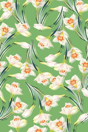 抽象花卉印花华亿平台图片