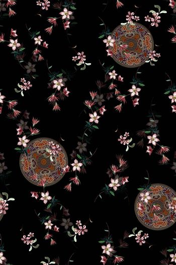 旗袍印花华亿平台图片