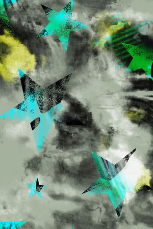 几何印花华亿平台图片