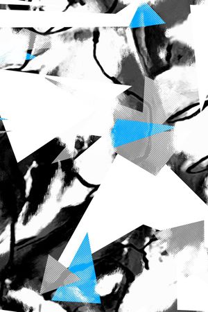 几何印花华亿平台图片