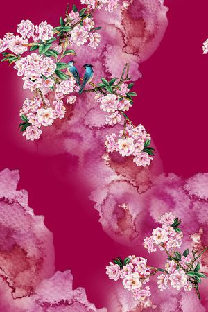 水彩印花华亿平台图片