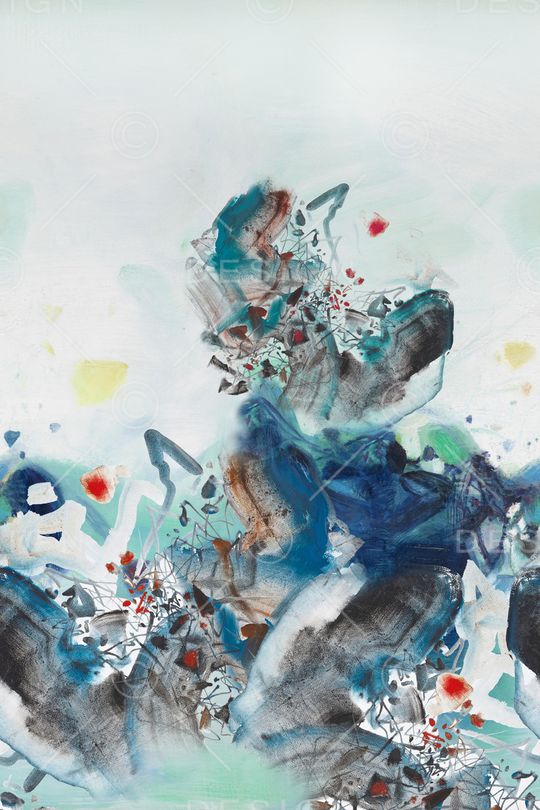 抽象印花华亿平台图片